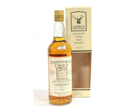 Gordon &amp; MacPhail Connoisseurs Choice Caperdonich 1980 Speyside Single Malt Scotch Whisky 40% 70cl (one bottle)  From a s