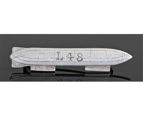 Zepplin L48 interest, a brooch made from the wreck of the L48. On the night of 16th June 1917, the L48 was one of four airshi