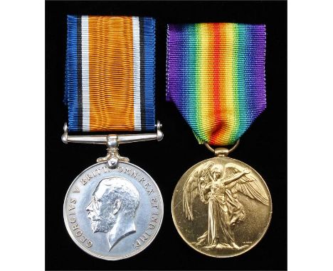 First War Casualty pair, British War Medal, Victory Medal (20668 PTE. R. LAFLING. W. YORK.R.) Private Richard Lafling was bor