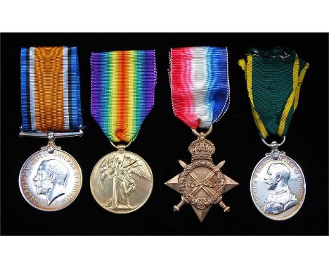 First World War Trio, 1914-15 Star, British War Medal, Victory Medal (1198 PTE S.A. BURR. CAMB. R. and 1198 A.W.O. CL. 2. S.A