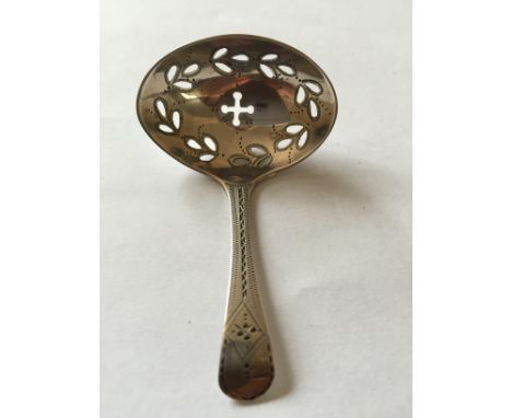 Silver caddy spoon London 1834.