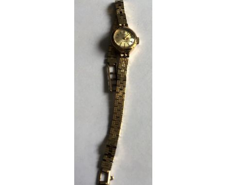 Nine carat gold ladies' Rotary wristwatch.