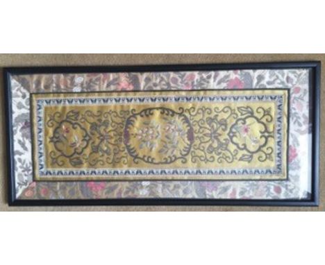 Good quality silk panel.