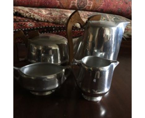 Piquot ware tea service.
