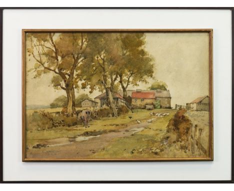 * ROBERT EADIE RSW (SCOTTISH 1877 - 1954),RURAL SCENEtextured print on board37cm x 56cmFramed