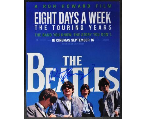 Ron Howard (Director) - The Beatles Eight Days A Week The Touring Years - autographed 8x10" poster photograph from the docume