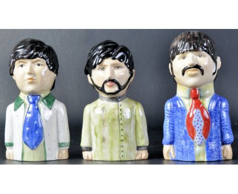 The Beatles - Yellow Submarine - Peggy Davis - a set of artist's proof ceramic statues by artist Victoria Bourne, for Peggy D