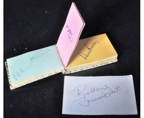 Autograph Album Rolling Stones / Beatles Interest - a 1960s small format autograph album, containing several signatures. Incl