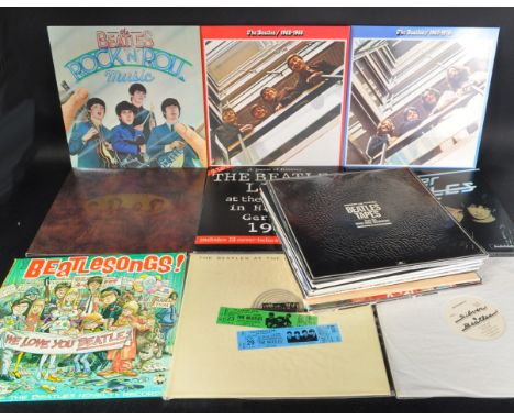 The Beatles - A collection of approx 24 Retrospective vinyl records including albums, interviews etc to include Rarities (SHA