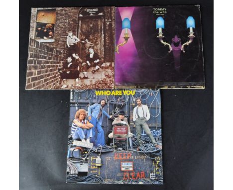 The Who - A selection of three long play LP vinyl record albums to include Meaty, Beaty, Big &amp; Bouncy (Stereo First press