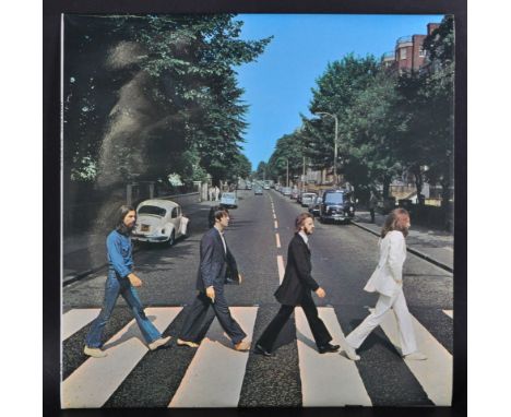 The Beatles - Abbey Road - Apple Records label - First Pressing (misprint on the label) - A vinyl long play LP record album i