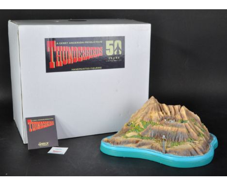 Thunderbirds – Gerry Anderson – Robert Harrop – TBMBO1 - a resin diorama / statue Tracy Island Musical Box. Limited Edition t