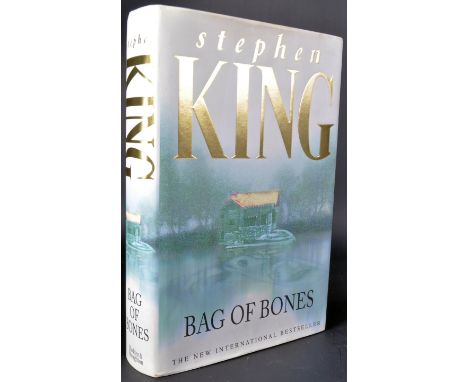 Stephen King - American Author - Bag Of Bones (1998 First Edition hardcover) - signed edition, autographed by King in blue in