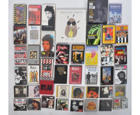 A large mixed collection of albums / boxsets and singles to include a selection of Rolling Stones and retailed approx. 90, mu