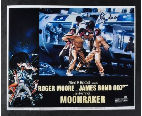 James Bond 007 - Sir Roger Moore (1927-2017) - Moonraker - an autographed 8x10" colour photograph from the movie. Signed neat