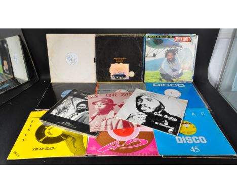 Reggae / Rock / Dub - A mixed collection of approx; 40+ long play LP vinyl records and 12" singles of varying artists to incl