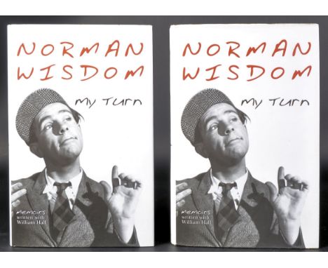 Norman Wisdom (1915-2010) - English Actor, Comedian and Singer/Songwriter - two First Edition hardcover books, both signed by