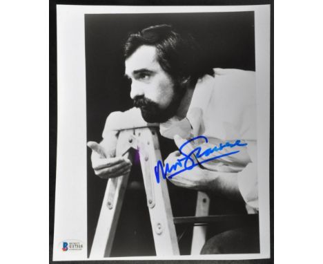 Martin Scorsese - Director - Goodfellas, The Irishmen, Taxi Driver etc - autographed 8x10" black and white photograph of Scor