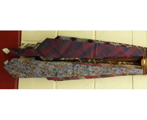 A collection of fifteen vintage and later gentlemen's ties, mainly Christian Dior