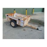 Logic SMT172B 2 wheel ATV Quad Bike Trailer with Drop Tailgate
