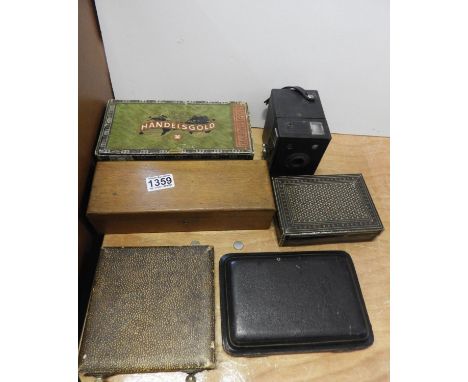 Quantity of Old Boxes and Camera 