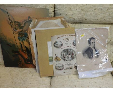 Drawings and Paintings, Vintage Advertisements etc 