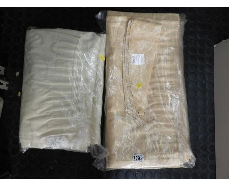 2x Pairs of Dunelm Mill Curtains 