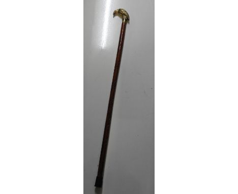 Walking Stick with Brass Bird Handle 