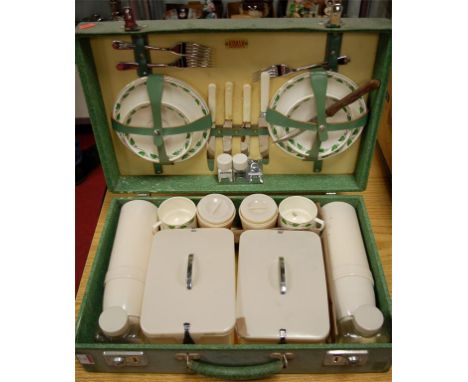 A Sirram cased and fitted picnic hamper