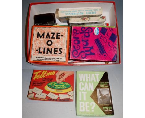 A small collection of childrens toys and games to include; boxed Kings of Speed bagatelle set, Viewmaster stereoscopic viewer