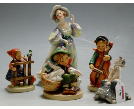 Three Hummel figures ONLY Condition Report / Extra Information PLEASE NOTE THAT THE DOULTON AND COPENHAGEN FIGURES HAVE BEEN 