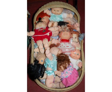 A large collection of assorted Mattel Cabbage Patch Kids dolls 