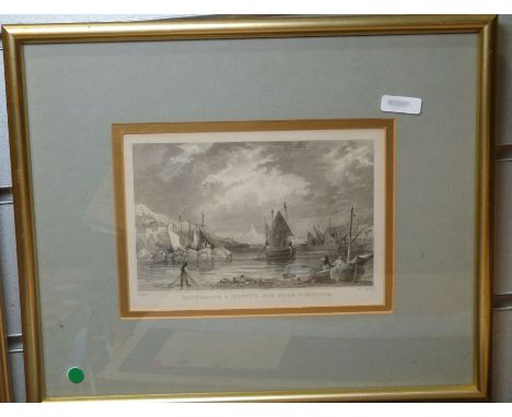 Two lithographic print from the book of Kells, glazed and framed and four further prints (6)
