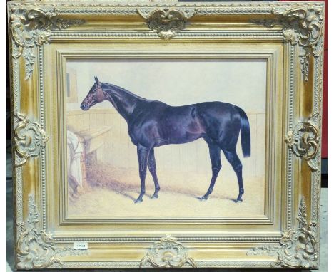 After J F Herring&nbsp;
Colour print&nbsp;
"Sweetmeat", the racehorse Sweetmeat, in a moulded gilt effect frame


