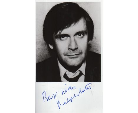 ACTORS: Selection of signed postcard photographs and slightly larger by various film and television actors, mainly British, i