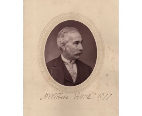 FRERE HENRY BARTLE: (1815-1884) British Colonial Administrator, High Commissioner for Southern Africa (1877-80). Frere believ