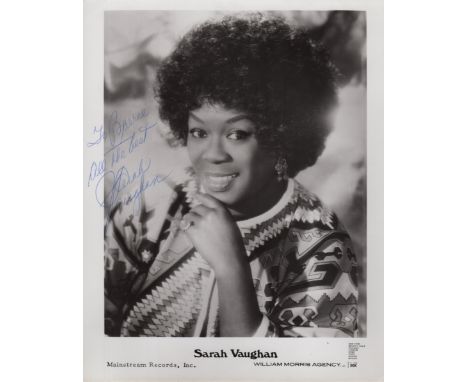 POPULAR MUSIC: Selection of signed 8 x 10 photographs and some slightly smaller by various popular singers, musical theatre s