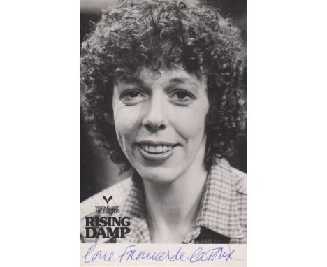 BRITISH COMEDY: Selection of signed postcard photographs by various British television and film comedy actors and actresses, 