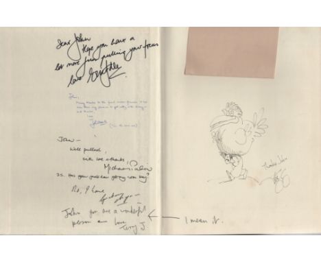 MONTY PYTHON: A good signed and inscribed hardback edition of The Brand New Monty Python Book, First Edition published by Eyr