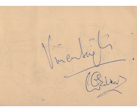 AUTOGRAPH ALBUM: A good autograph album containing over 250 signatures (some on irregularly clipped pieces laid down to pages