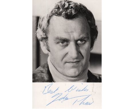 SCREEN DETECTIVES: Selection of signed postcard photographs and slightly larger, a few 8 x 10s, by various television and fil