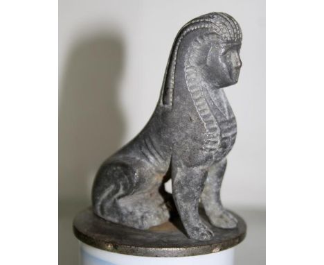 Armstrong Siddeley Sphynx car mascot 1920's comlete with its correct plinth (in Lot 295) 