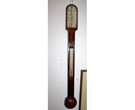 Good early 19th C stick barometer