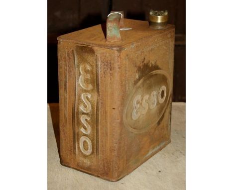 1939 ESSO 2-gallon petrol can (date stamped on the underside) 