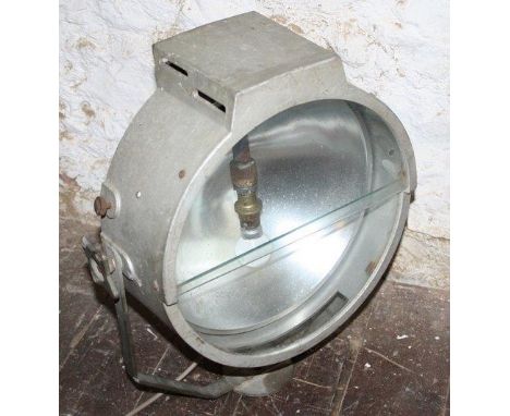 Large vintage floodlight, ex H.M.P Dartmoor, lighting - feature from exercise yard 