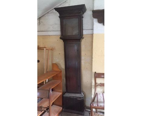 Georgian Longcase clock case with hood 