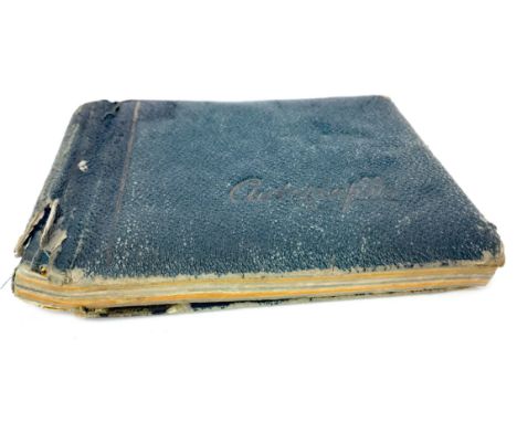 20TH CENTURY AUTOGRAPH ALBUM, containing an extensive collection of autographs of Scottish football players and teams, includ