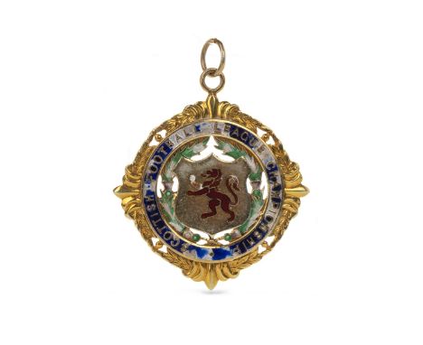 SCOTTISH FOOTBALL LEAGUE CHAMPIONSHIP GOLD MEDAL 1969/70, awarded to Jim Brogan of Celtic F.C., the obverse with central shie