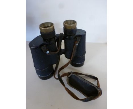 A pair of German World War Two Dienstglass 10 x 50 army binoculars