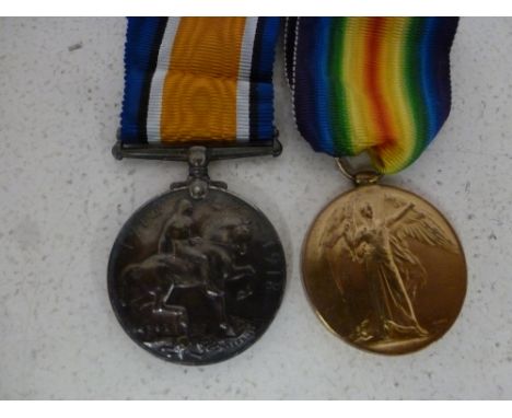 A World War One duo of 1914-18 War Medal and Victory medal awarded to 91513 Pte A Layzell Royal Army Medical Corps